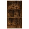 vidaXL Βιβλιοθήκη Καπνιστή Δρυς 60x24x109 εκ. από Επεξεργασμένο Ξύλο