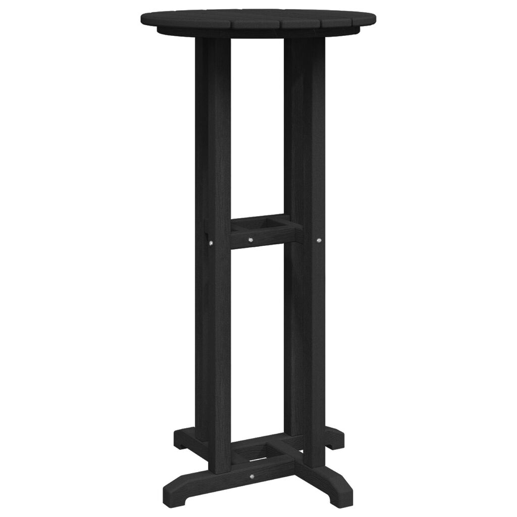 vidaXL Μαύρο Τραπέζι Μπαρ 55x55x107 εκ.
