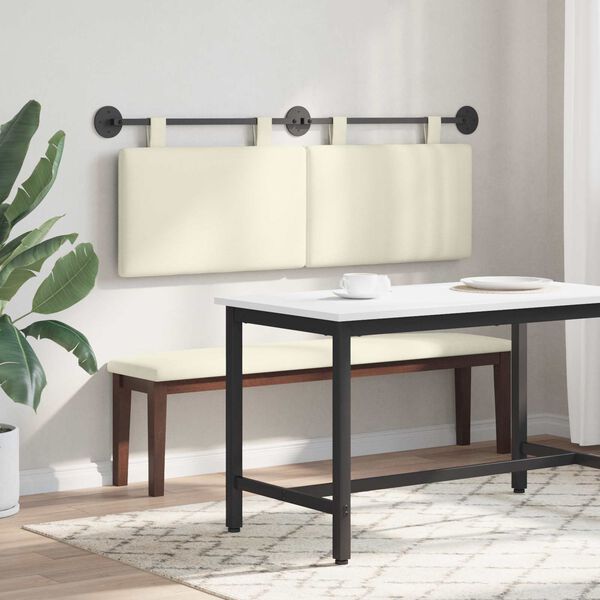 vidaXL &Kappa;&rho;&epsilon;&mu;&alpha;&sigma;&tau;ό &Kappa;&epsilon;&phi;&alpha;&lambda;ά&rho;&iota; &Kappa;&rho;&epsilon;&mu; 150 x 55 x 5 &epsilon;&kappa; &Upsilon;&phi;&alpha;&sigma;&mu;ά&tau;&iota;&nu;&omicron; &Kappa;&omicron;&rho;&nu;&tau;&omicron;&upsilon;&rho;ά