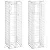 vidaXL &Sigma;&upsilon;&rho;&mu;&alpha;&tau;&omicron;&kappa;&iota;&beta;ώ&tau;&iota;&alpha; &Sigma;&tau;ύ&lambda;&omicron;&iota; 2 &tau;&epsilon;&mu;. 50 x 50 x 180 &epsilon;&kappa;. &Sigma;&iota;&delta;&epsilon;&rho;έ&nu;&iota;&omicron;&iota;