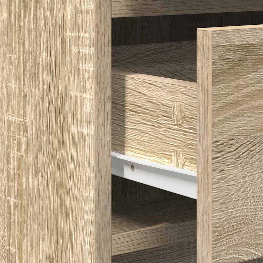vidaXL Πλαϊνό γραφείο Sonoma Δρυς 40 x 40.5 x 75 εκ Επεξεργασμένο ξύλο