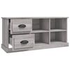 vidaXL Έπιπλο Τηλεόρασης Γκρι Sonoma 102x35,5x47,5 εκ. Επεξεργ. Ξύλο