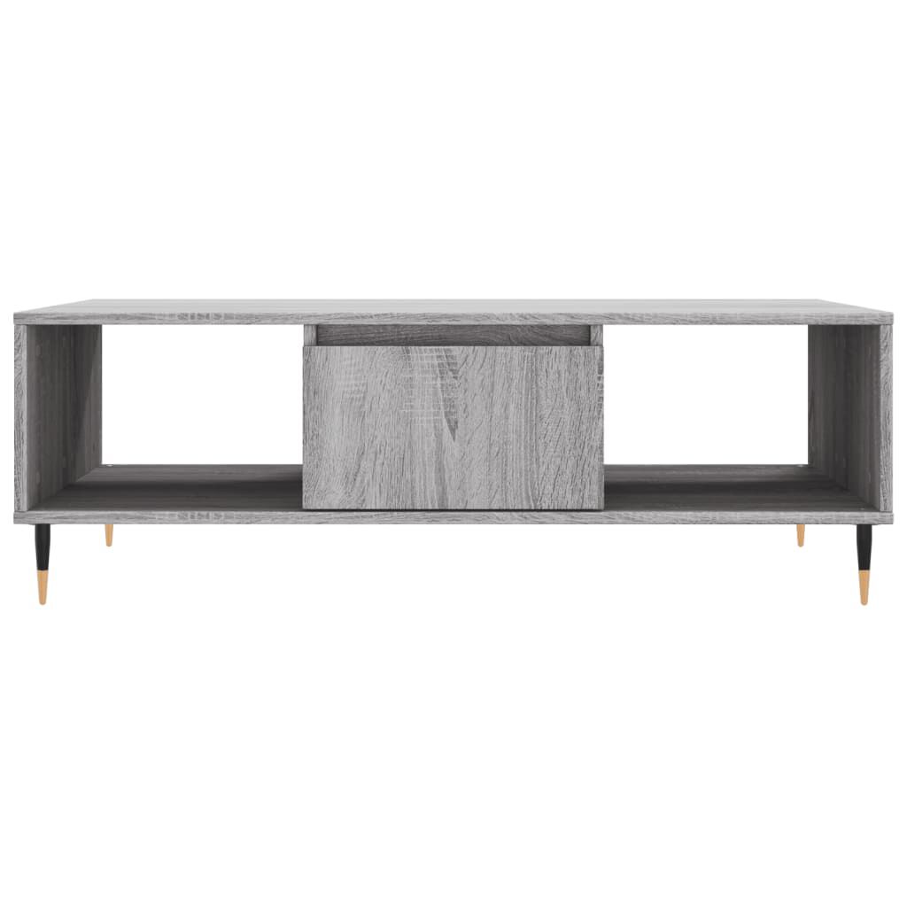 vidaXL Τραπεζάκι Σαλονιού Γκρι Sonoma 104x60x35 εκ. Επεξεργασμένο Ξύλο