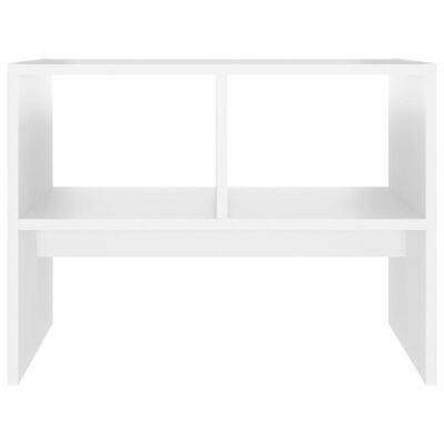 vidaXL Τραπέζι Βοηθητικό Λευκό 60 x 40 x 45 εκ. από Μοριοσανίδα