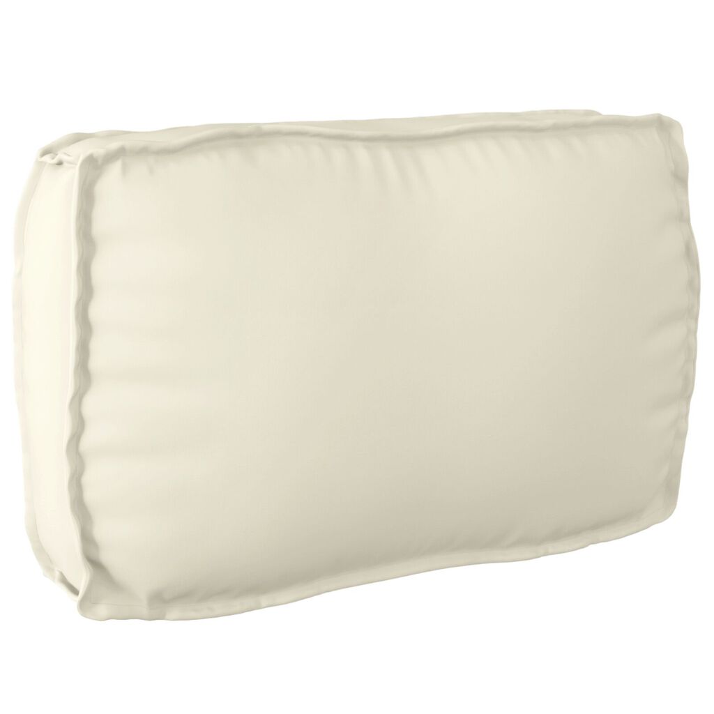 vidaXL Μαξιλάρι Παλέτας για πλάτη Κρεμ 70x40x12 εκ. ύφασμα Oxford
