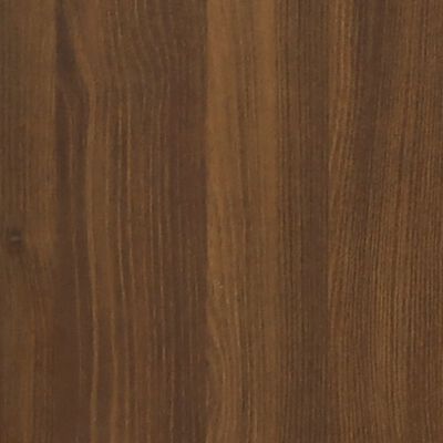 vidaXL Βιβλιοθήκη Καφέ Δρυς 40x33x70,5 εκ. Επεξεργασμένο Ξύλο & Ατσάλι