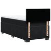vidaXL Κρεβάτι Boxspring με Στρώμα Μαύρο Single Βελούδινο