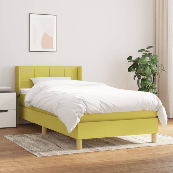 vidaXL &Kappa;&rho;&epsilon;&beta;ά&tau;&iota; Boxspring &mu;&epsilon; &Sigma;&tau;&rho;ώ&mu;&alpha; &Pi;&rho;ά&sigma;&iota;&nu;&omicron; 90x190 &epsilon;&kappa;.&Upsilon;&phi;&alpha;&sigma;&mu;ά&tau;&iota;&nu;&omicron;