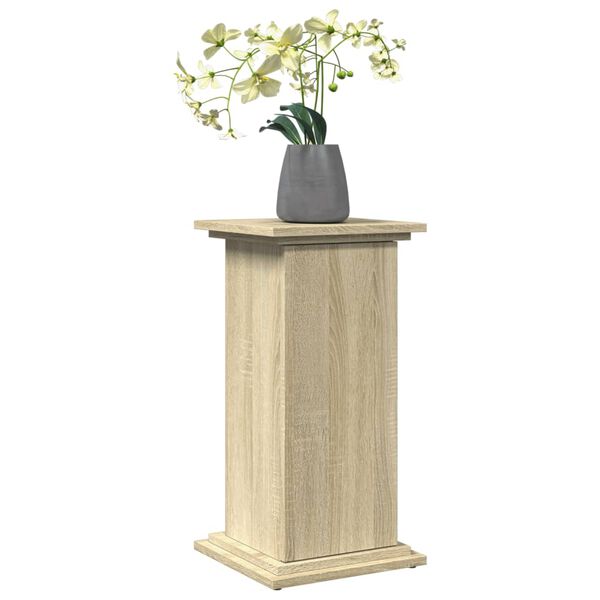 vidaXL Βάση Οθόνης με Αποθ. Sonoma Δρυς 31x30x60 εκ Επεξεργασμένο Ξύλο