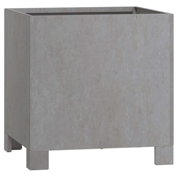 vidaXL Ζαρντινιέρα με Πόδια Σκουριασμ. 30x30x30 εκ. Ατσάλι από Κορτέν