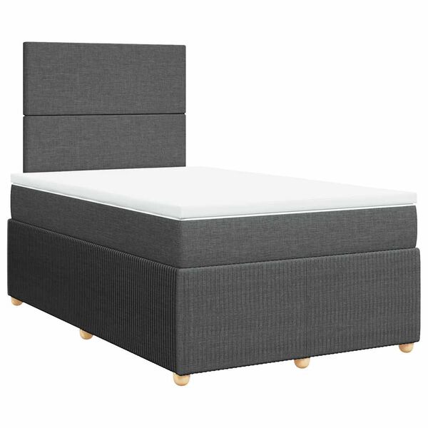 vidaXL &Kappa;&rho;&epsilon;&beta;ά&tau;&iota; Boxspring &mu;&epsilon; &Sigma;&tau;&rho;ώ&mu;&alpha; &Sigma;&kappa;&omicron;ύ&rho;&omicron; &Gamma;&kappa;&rho;&iota; 120x200 &epsilon;&kappa;. &Upsilon;&phi;&alpha;&sigma;&mu;ά&tau;&iota;&nu;&omicron;