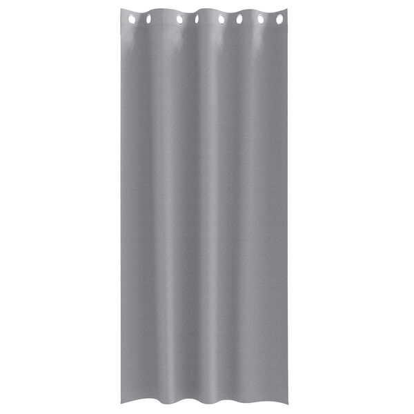 vidaXL Κουρτίνες 2 pcs Ανοιχτό γκρι 260 x 140 εκ. Πολυεστέρας