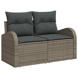vidaXL &Kappa;&alpha;&nu;&alpha;&pi;έ&sigmaf; &Kappa;ή&pi;&omicron;&upsilon; &mu;&epsilon; &mu;&alpha;&xi;&iota;&lambda;ά&rho;&iota; &Gamma;&kappa;&rho;&iota; 124 x 62 x 69cm &sigma;&upsilon;&nu;&theta;&epsilon;&tau;&iota;&kappa;ό &rho;&alpha;&tau;ά&nu;