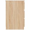 vidaXL Γραφείο Sonoma Δρυς 140 x 50 x 77 εκ. από Επεξ. Ξύλο