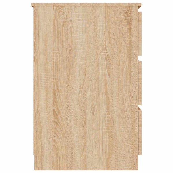 vidaXL Γραφείο Sonoma Δρυς 140 x 50 x 77 εκ. από Επεξ. Ξύλο