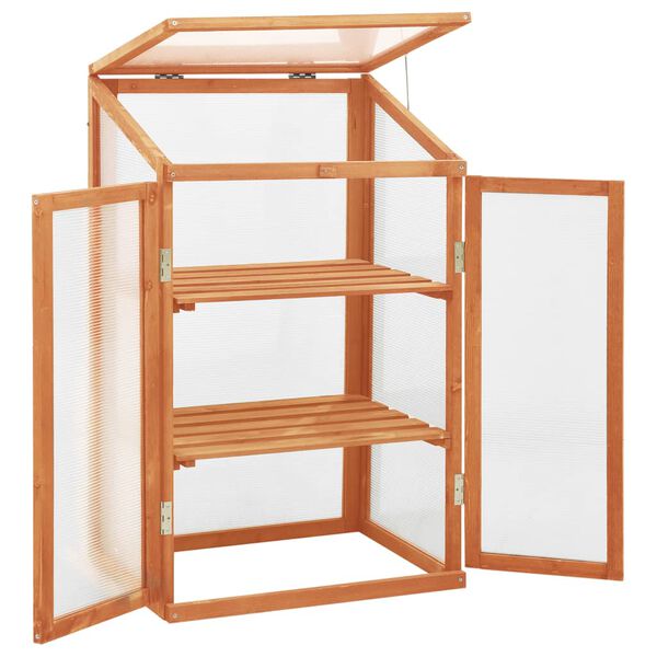 vidaXL Θερμοκήπιο 60 x 45 x 100 εκ. από Ξύλο Ελάτης