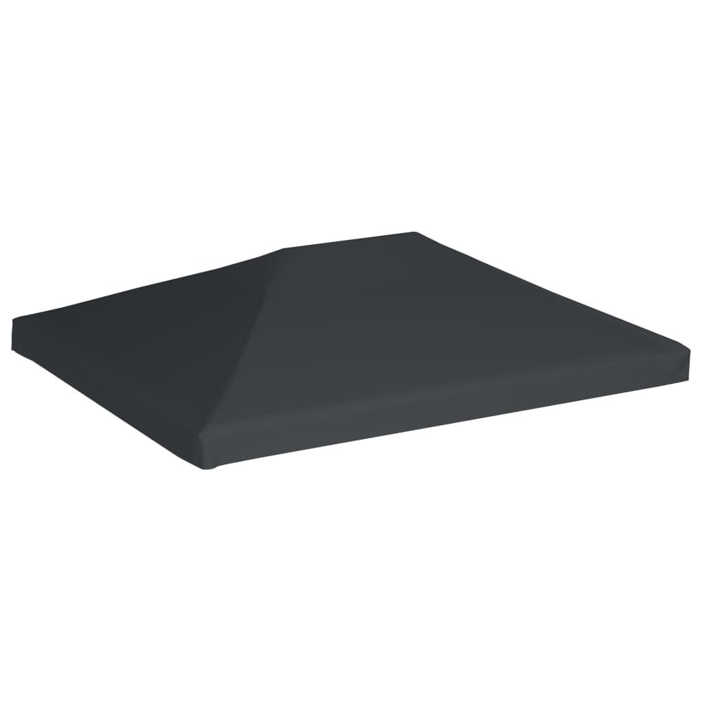 vidaXL Κάλυμμα για Κιόσκι Γκρι 4 x 3 μ. 310 γρ./μ²