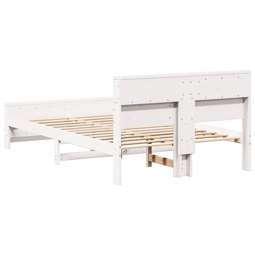 vidaXL Σκελετός Κρεβατιού Καφέ 180 x 200 cm Μασίφ ξύλο πεύκου