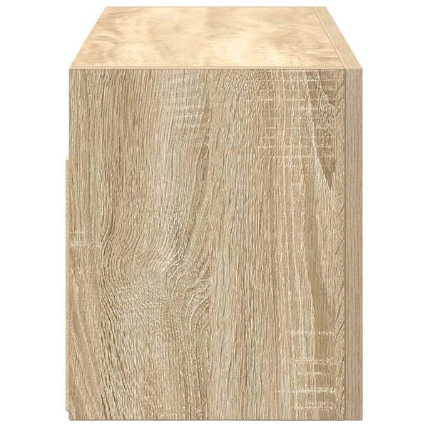vidaXL ντουλάπι τοίχου μπάνιου Δρυς sonoma 60x25x30 cm Μηχανική ξυλεία