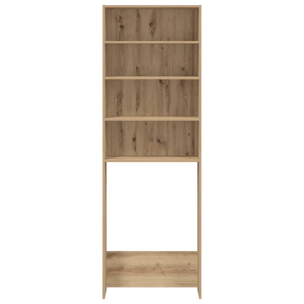 vidaXL Ντουλάπι πλυντηρίου ρούχων Artisan Oak 64x24x190 cm