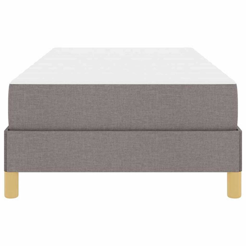 vidaXL Κρεβάτι με ελατήρια Ταμπά, Καφέ 90 x 200 cm