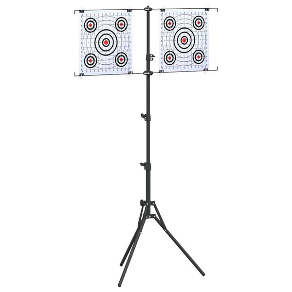 vidaXL Βάση στόχου Άλλο Μαύρο 82.5 x 51 x 150 εκ. Ατσάλι