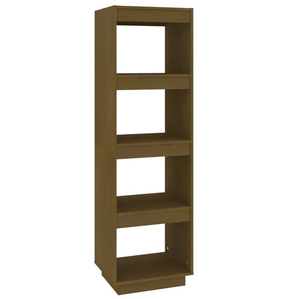 vidaXL Βιβλιοθήκη/Διαχωριστικό Χώρου Μελί 40x35x135 εκ. Μασίφ Πεύκο