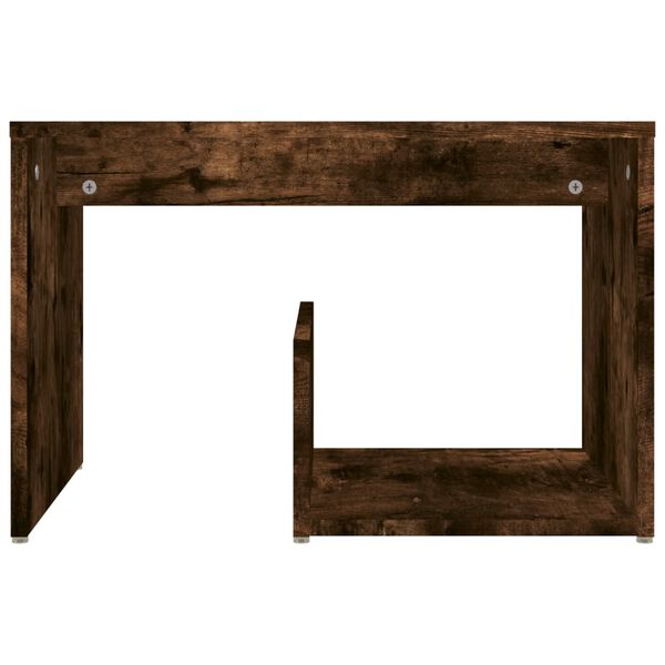vidaXL Βοηθητικό Τραπέζι Καπνιστή Δρυς 59x36x38 εκ. Επεξεργασμένο Ξύλο