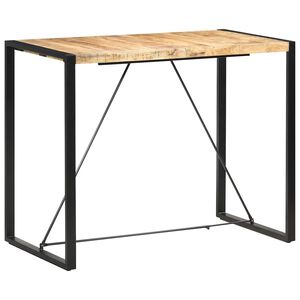vidaXL &Tau;&rho;&alpha;&pi;έ&zeta;&iota; &Mu;&pi;&alpha;&rho; 140 x 70 x 110 &epsilon;&kappa;. &alpha;&pi;ό &Mu;&alpha;&sigma;ί&phi; &Xi;ύ&lambda;&omicron; &Mu;ά&nu;&gamma;&kappa;&omicron;