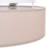 vidaXL Λάμπα Οροφής Taupe 30 x 13.5 εκ. ύφασμα