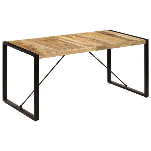 vidaXL Τραπεζαρία 160 x 80 x 75 εκ. από Μασίφ Ξύλο Μάνγκο
