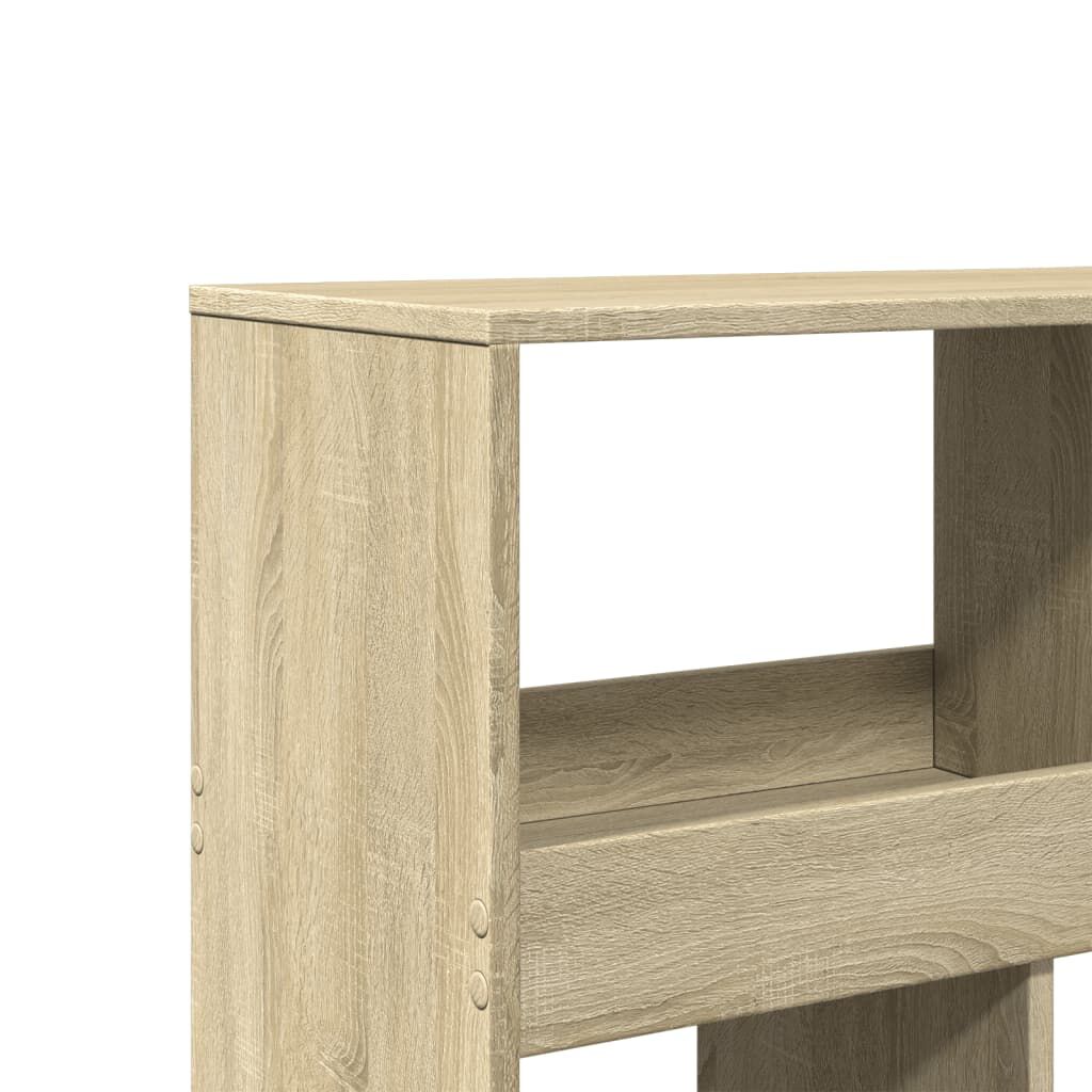 vidaXL Βιβλιοθήκη Sonoma Δρυς 100x33x125,5 εκ. από Επεξεργασμένο Ξύλο