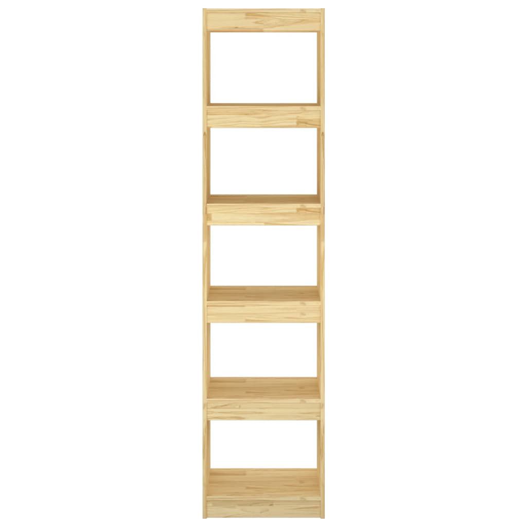 vidaXL Βιβλιοθήκη/Διαχωριστικό Χώρου 40x30x167,5 εκ. Μασίφ Ξύλο Πεύκου