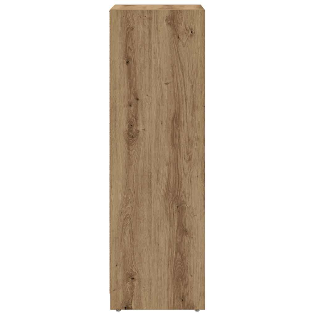 vidaXL Ντουλάπι Μπάνιου Τεχνίτης Δρυς 30x30x95 εκ. Επεξεργασμένο Ξύλο