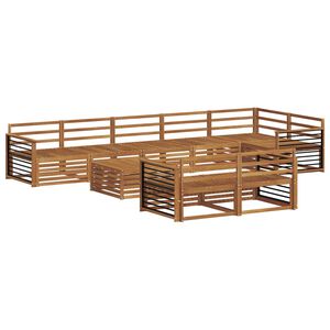 vidaXL &Sigma;&epsilon;&iota;&rho;ά &Kappa;&alpha;&nu;&alpha;&pi;έ &Epsilon;&xi;&omega;&tau;&epsilon;&rho;&iota;&kappa;&omicron;ύ 9 pcs &Phi;&upsilon;&sigma;&iota;&kappa;ό