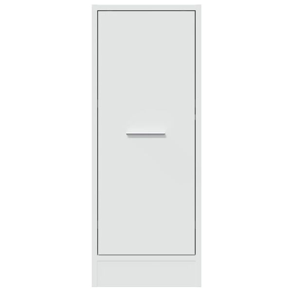vidaXL Συρταριέρα Γενικής Χρήσης Λευκή 30x41x77,5 εκ. Επεξ. Ξύλο