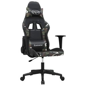 vidaXL &Kappa;&alpha;&rho;έ&kappa;&lambda;&alpha; Gaming &Mu;&alpha;ύ&rho;&omicron;/&Pi;&alpha;&rho;&alpha;&lambda;&lambda;&alpha;&gamma;ή &alpha;&pi;ό &Sigma;&upsilon;&nu;&theta;&epsilon;&tau;&iota;&kappa;ό &Delta;έ&rho;&mu;&alpha;