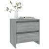 vidaXL Κομοδίνο Γκρι Sonoma 45 x 34,5 x 44,5 εκ. από Μοριοσανίδα