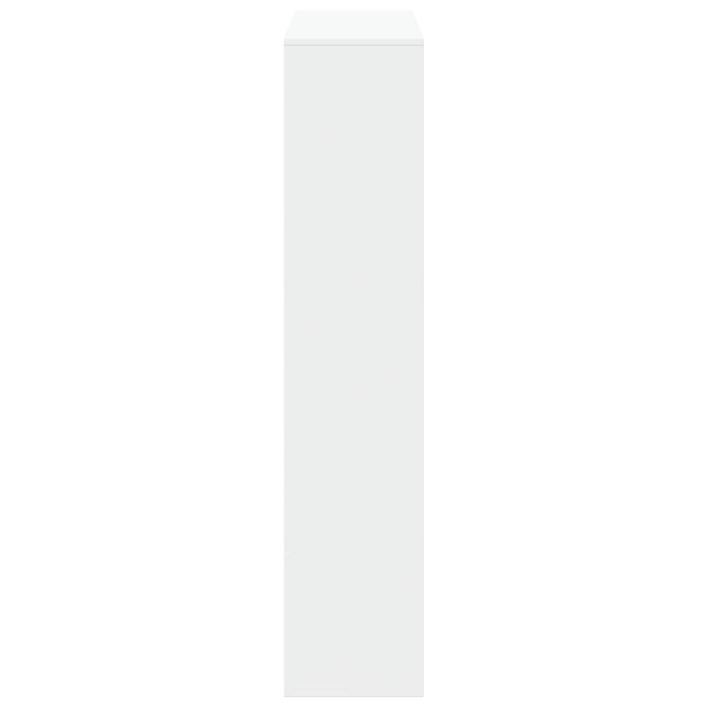 vidaXL Βιβλιοθήκη Λευκή 100x33x156,5 εκ. από Επεξεργασμένο Ξύλο