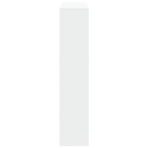 vidaXL Βιβλιοθήκη Λευκή 100x33x156,5 εκ. από Επεξεργασμένο Ξύλο