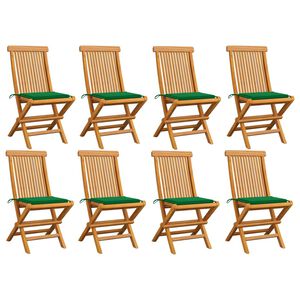 vidaXL &Kappa;&alpha;&rho;έ&kappa;&lambda;&epsilon;&sigmaf; &Kappa;ή&pi;&omicron;&upsilon; 8 &tau;&epsilon;&mu;. &Mu;&alpha;&sigma;ί&phi; &Xi;ύ&lambda;&omicron; Teak &mu;&epsilon; &Pi;&rho;ά&sigma;&iota;&nu;&alpha; &Mu;&alpha;&xi;&iota;&lambda;ά&rho;&iota;&alpha;