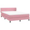 vidaXL &Kappa;&rho;&epsilon;&beta;ά&tau;&iota; Boxspring &mu;&epsilon; &Sigma;&tau;&rho;ώ&mu;&alpha; &Rho;&omicron;&zeta; 140x210 &epsilon;&kappa;. &Beta;&epsilon;&lambda;&omicron;ύ&delta;&iota;&nu;&omicron;