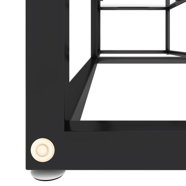 vidaXL Έπιπλο Τηλεόρασης Διαφανές 140x40x40,5εκ. από Γυαλί Ασφαλείας
