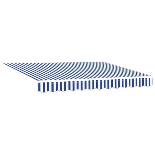 vidaXL Σκηνίτσα Αναδιπλούμενη with Μπλε και λευκό 3.5 x 2.5 m