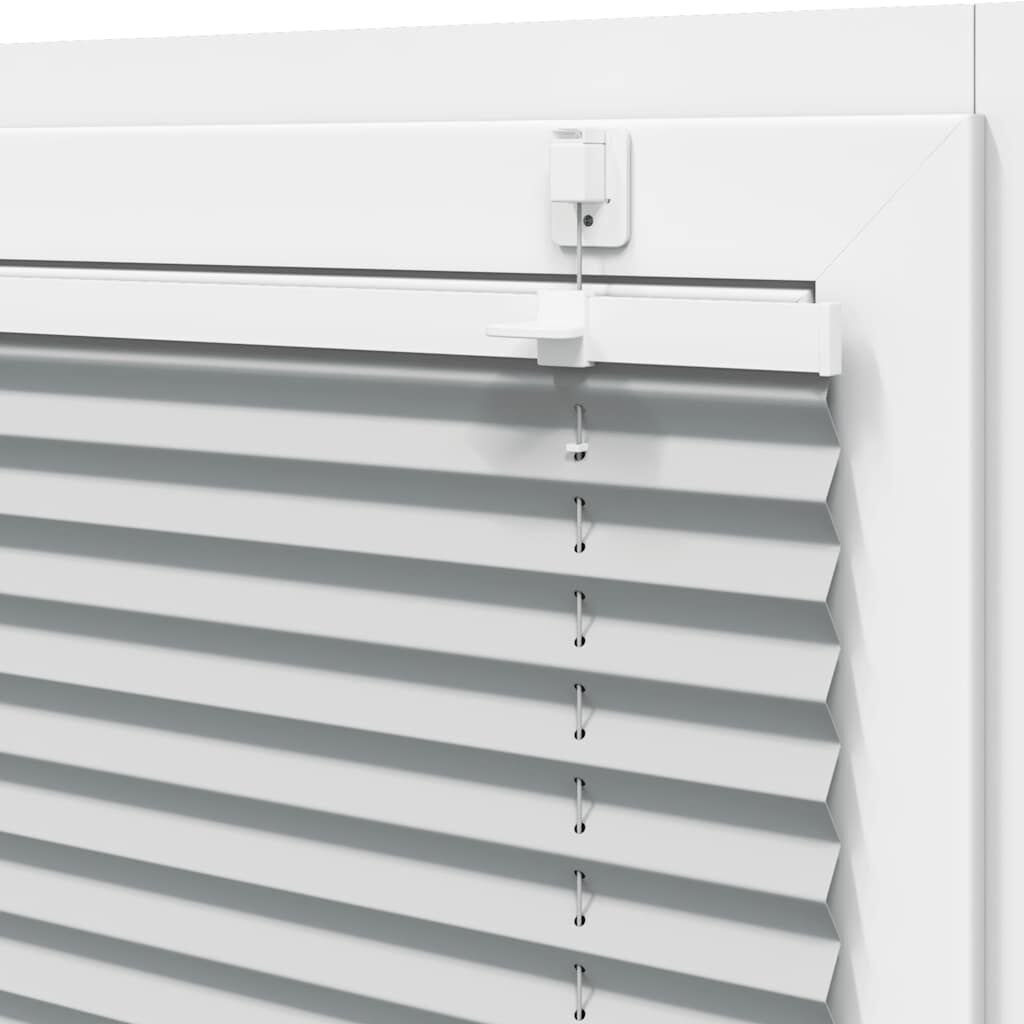 vidaXL Πλισέ περσίδα ανοιχτό γκρι 40x100 cm Πλάτος υφάσματος 39,4 cm