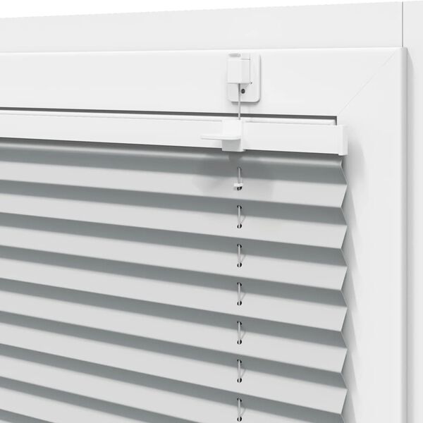 vidaXL Πλισέ περσίδα ανοιχτό γκρι 40x100 cm Πλάτος υφάσματος 39,4 cm
