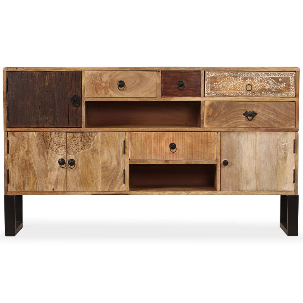 vidaXL Μπουφές 140 x 30 x 80 εκ. από Μασίφ Ξύλο Μάνγκο
