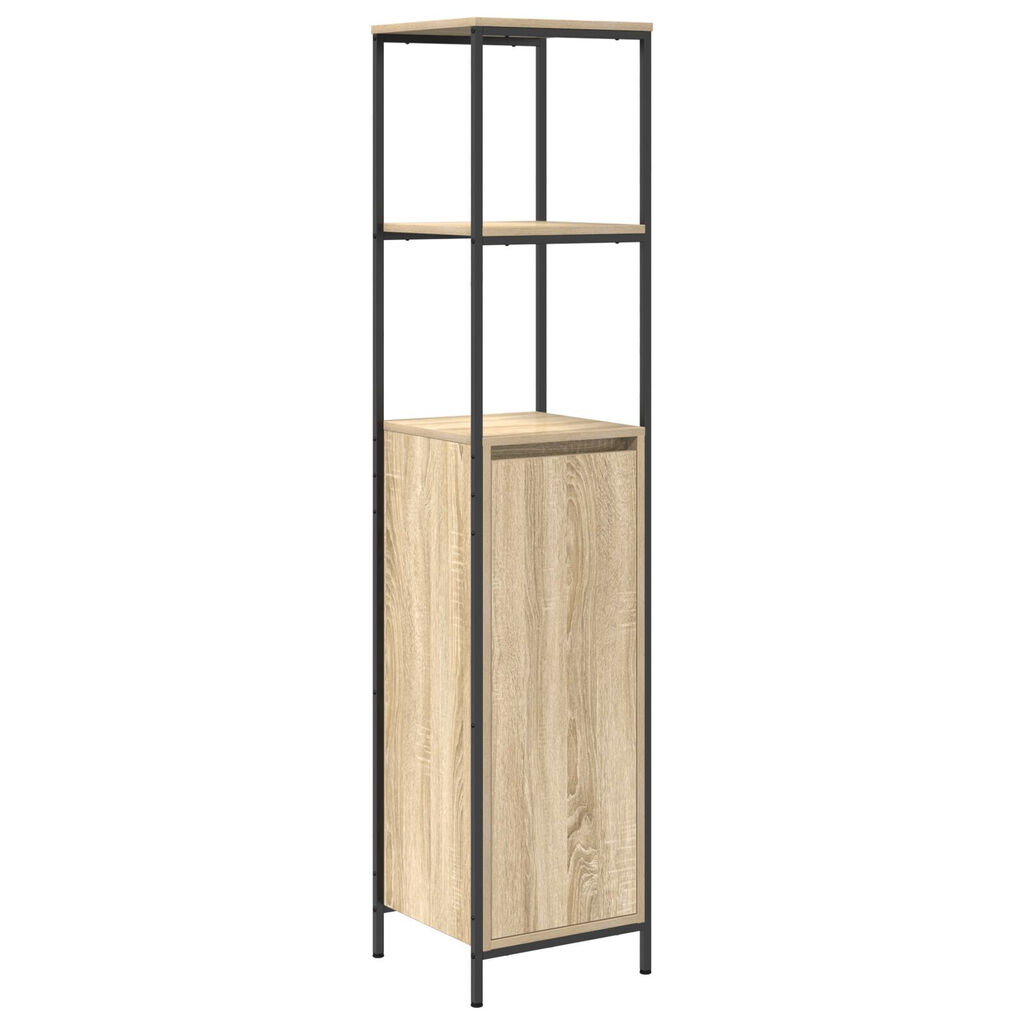 vidaXL Σετ Επίπλων Μπάνιου 5 τεμαχίων σε Sonoma Oak Επεξεργασμένο Ξύλο