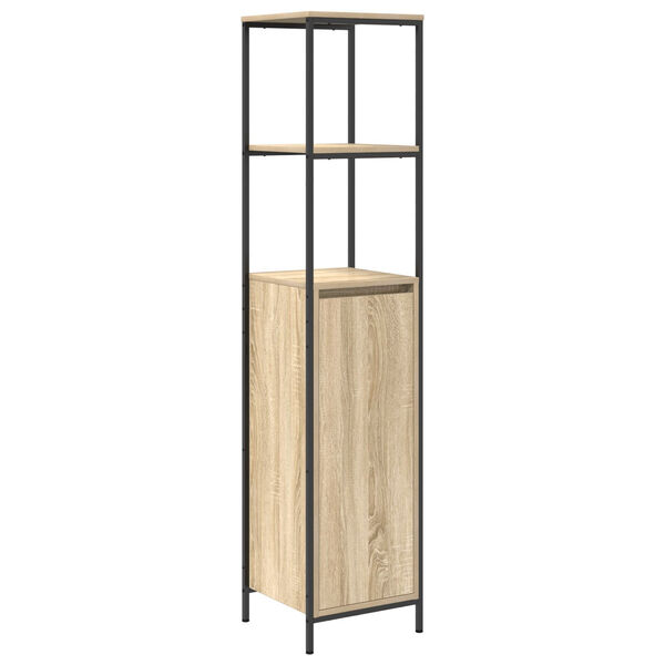 vidaXL Σετ Επίπλων Μπάνιου 5 τεμαχίων σε Sonoma Oak Επεξεργασμένο Ξύλο