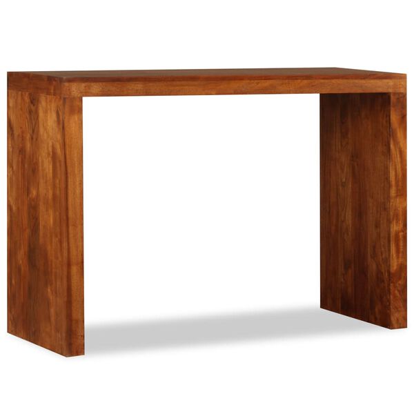 vidaXL Τραπέζι Κονσόλα 110x40x76 εκ. Μασίφ Ξύλο με Μελί Φινίρισμα